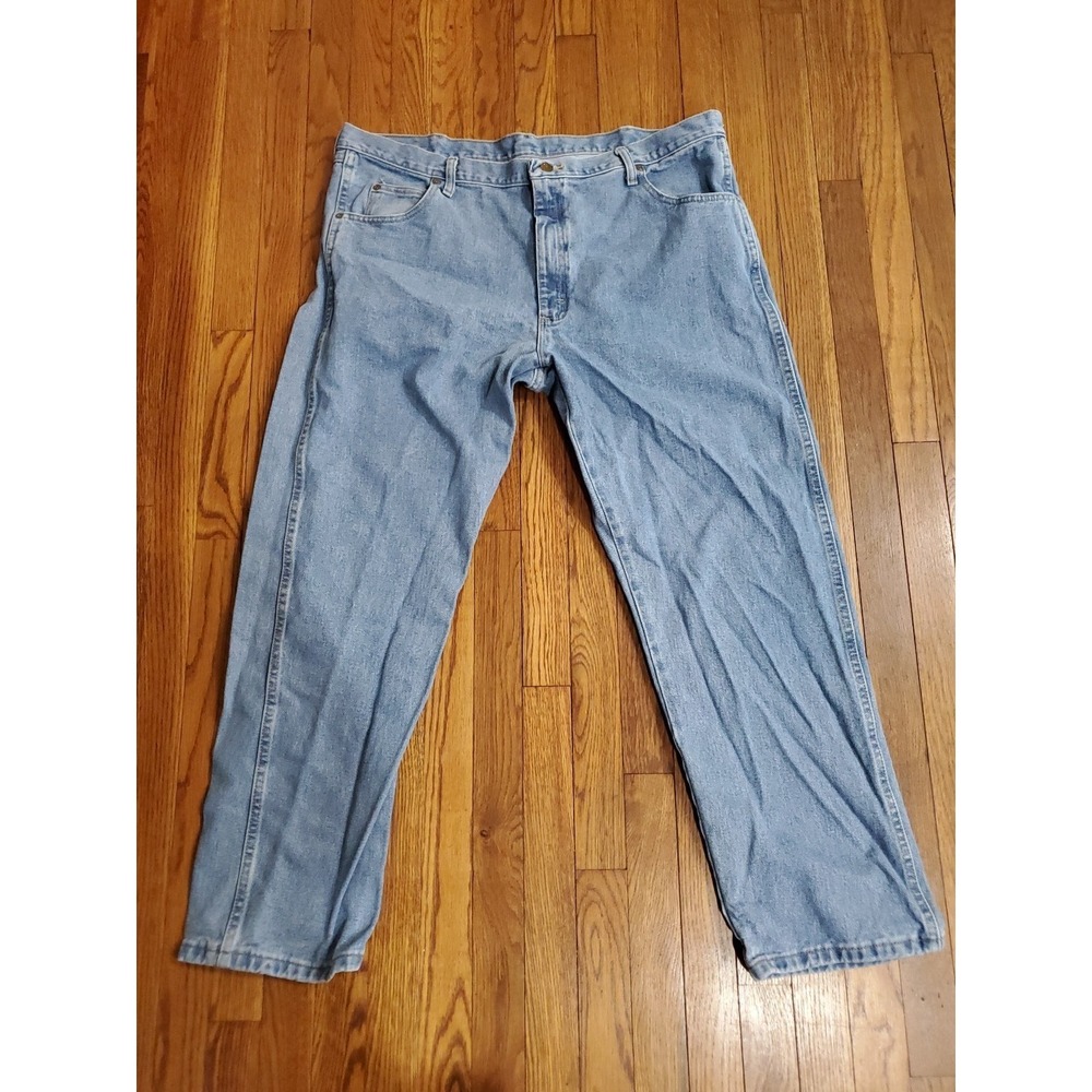 Wrangler Blues Premium Mens Jeans Lt. Acid Wash Blue Denim 42‎ X  30 10WB001VI